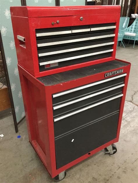 metal tool box with wheels for sale|upright tool chest on wheels.